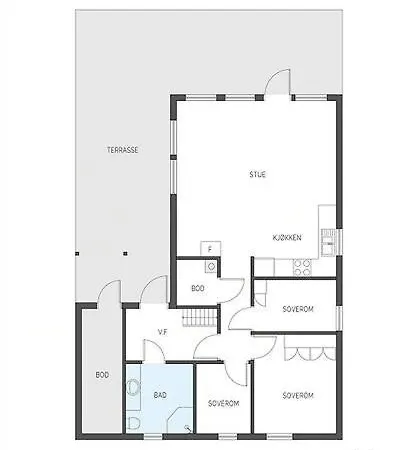 Modern With Views In Sirdal Prázdninový dům *